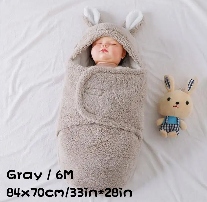Super Soft Baby Sleeping Bag with Head Support, Unisex