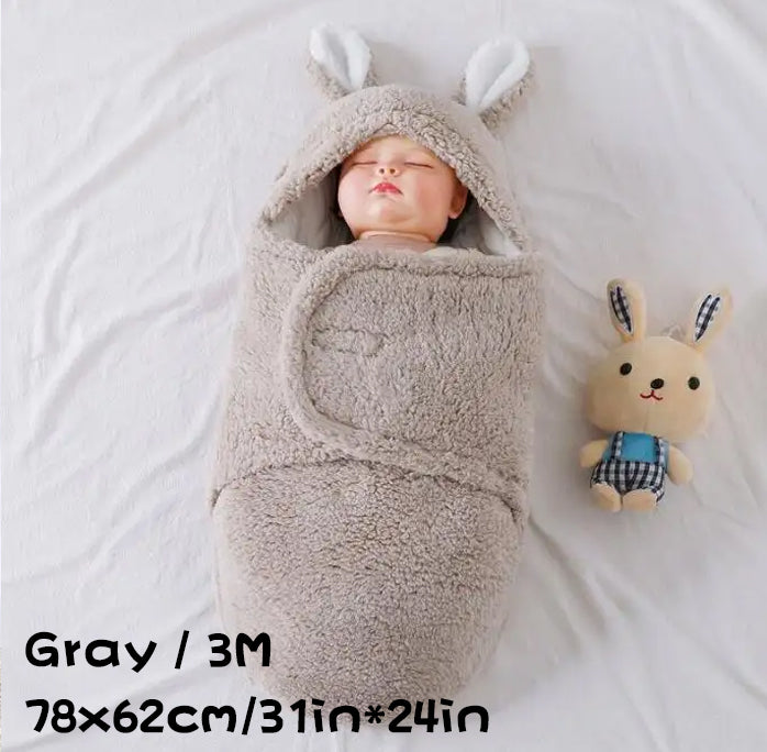 Super Soft Baby Sleeping Bag with Head Support, Unisex