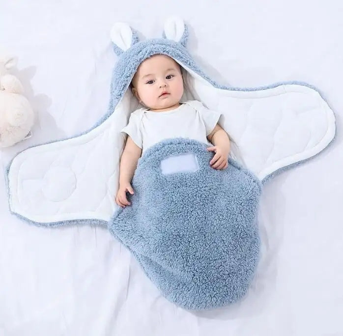 Super Soft Baby Sleeping Bag with Head Support, Unisex